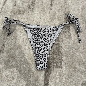 White Fox Cheetah Bikini Bottoms
